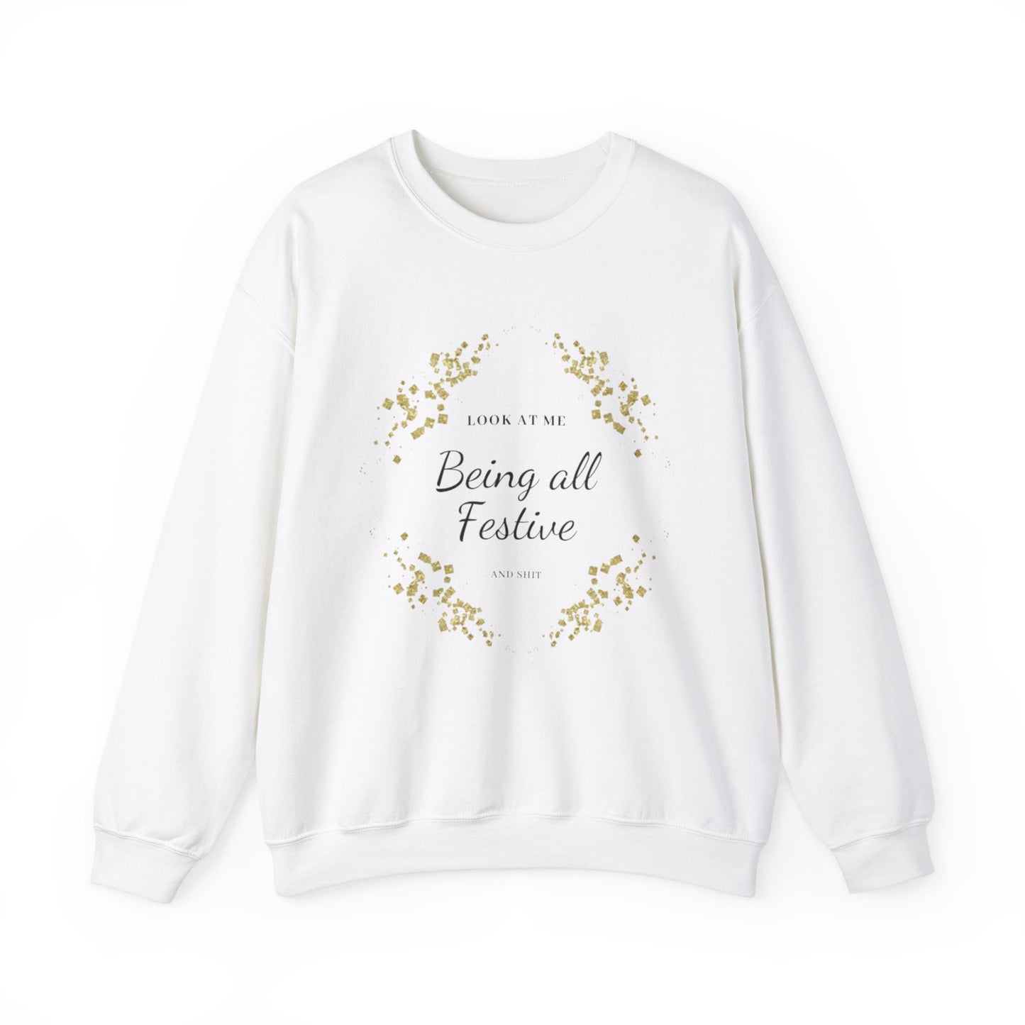 Festive and Shit Unisex Heavy Blend™ Crewneck Sweatshirt