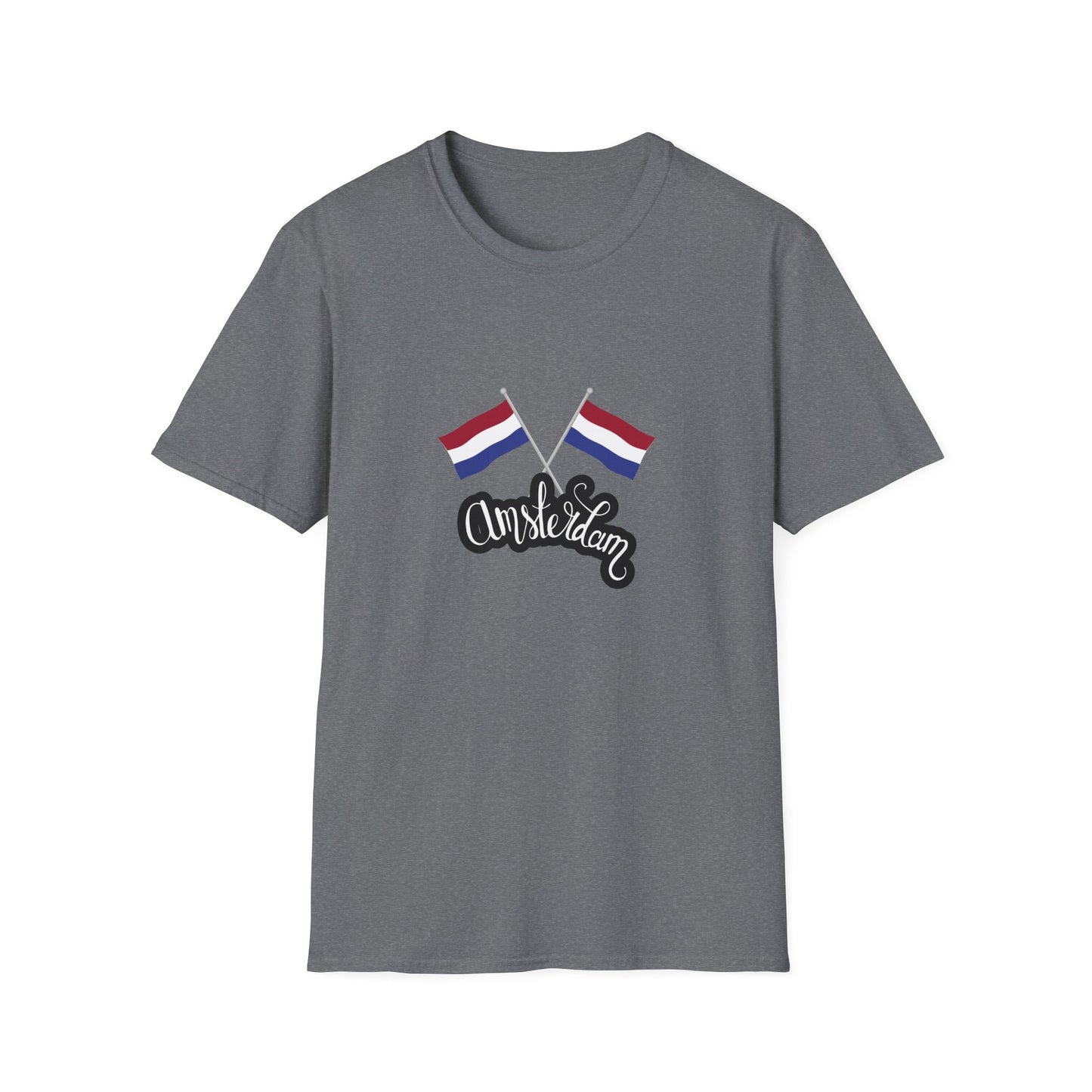 Amsterdam Flags Unisex Softstyle T-Shirt