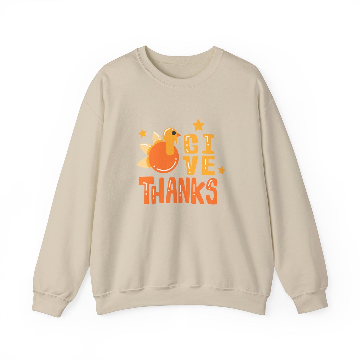 GIVE THANKS Unisex Heavy Blend™ Crewneck Sweatshirt