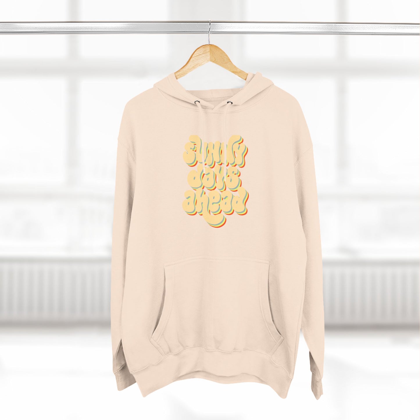 Sunny Days Three-Panel Fleece Hoodie