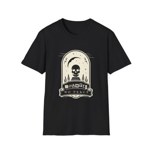 Haunted No Peace Unisex Softstyle T-Shirt