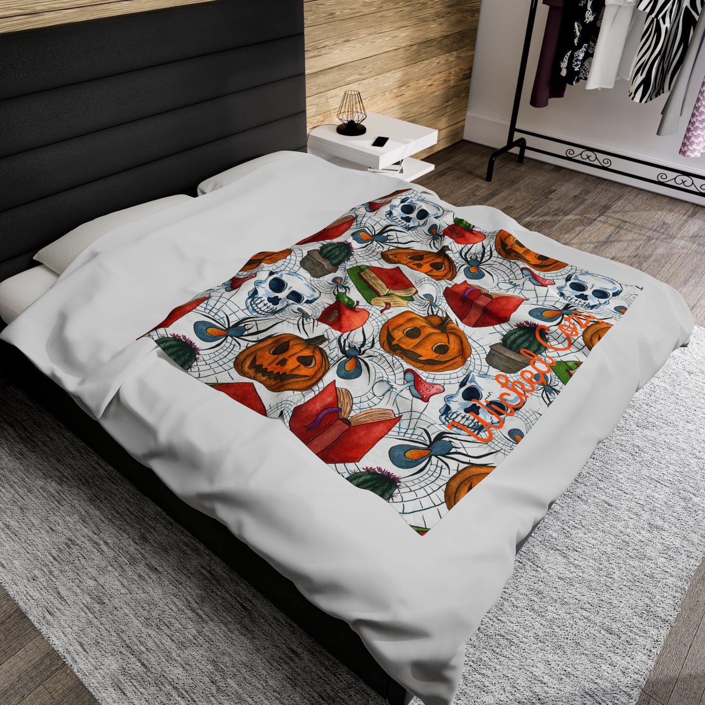 Wicked Cozy Velveteen Plush Blanket