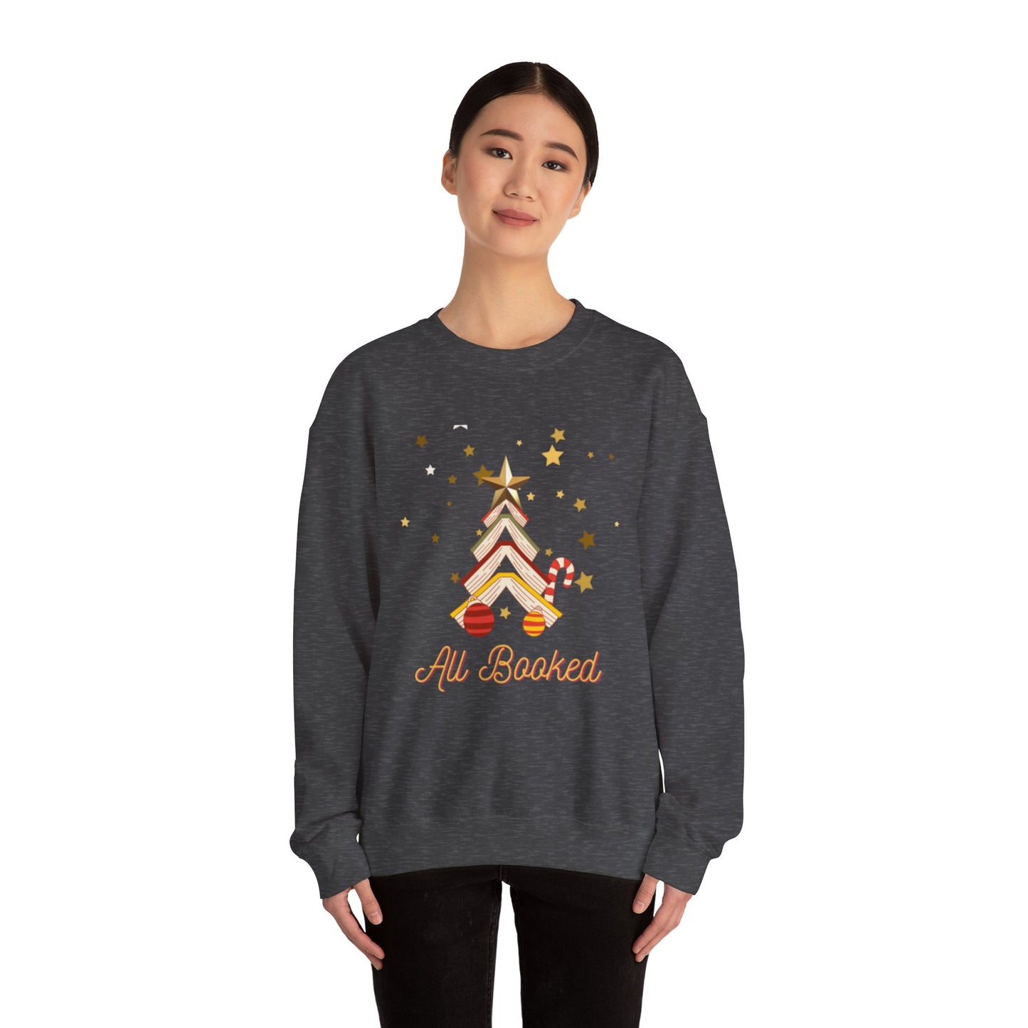 All Booked Unisex Heavy Blend™ Crewneck Sweatshirt