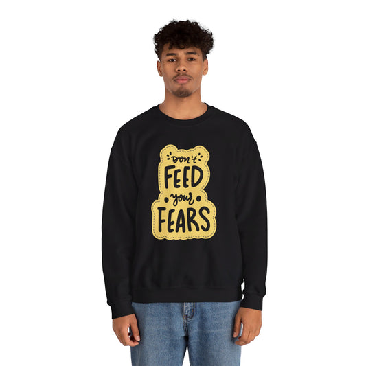 Don’t Feed Fears Unisex Heavy Blend™ Crewneck Sweatshirt