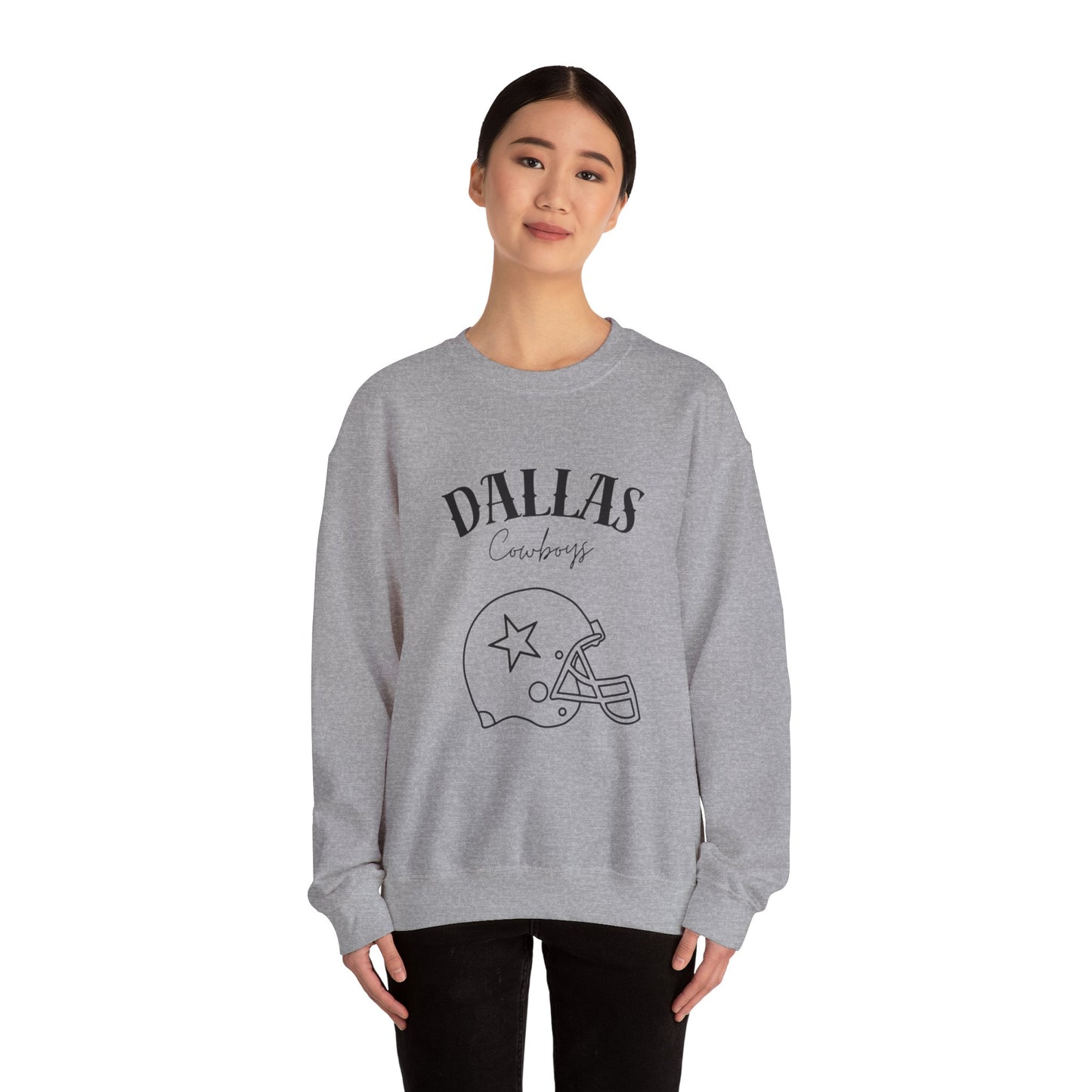 Dallas Helmet Unisex Heavy Blend™ Crewneck Sweatshirt