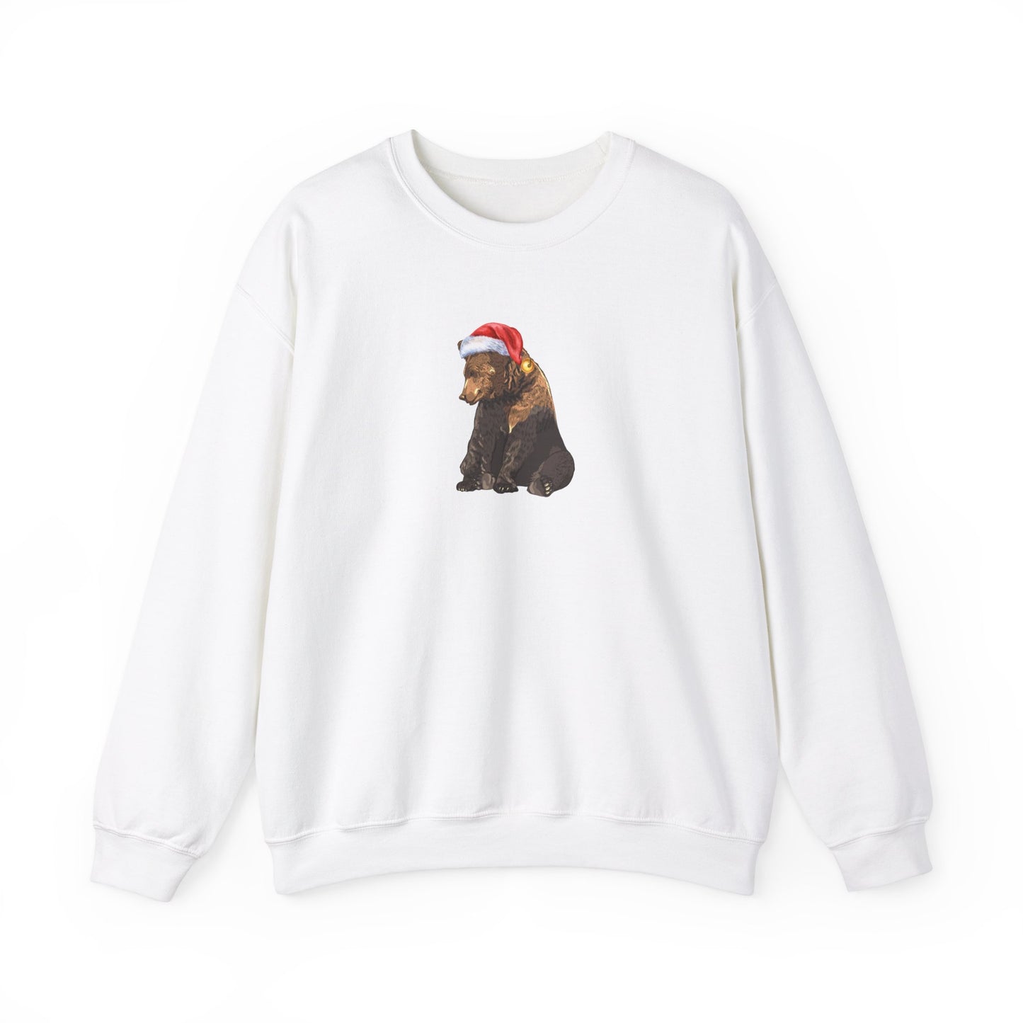 She Chose the Bear Santa Unisex Heavy Blend™ Crewneck Sweatshirt