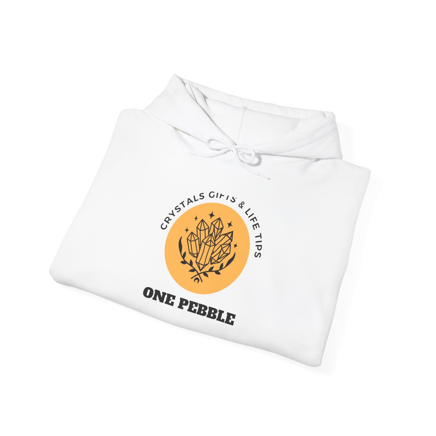 One Pebble Logostyle Social Unisex Heavy Blend™ Hooded Sweatshirt