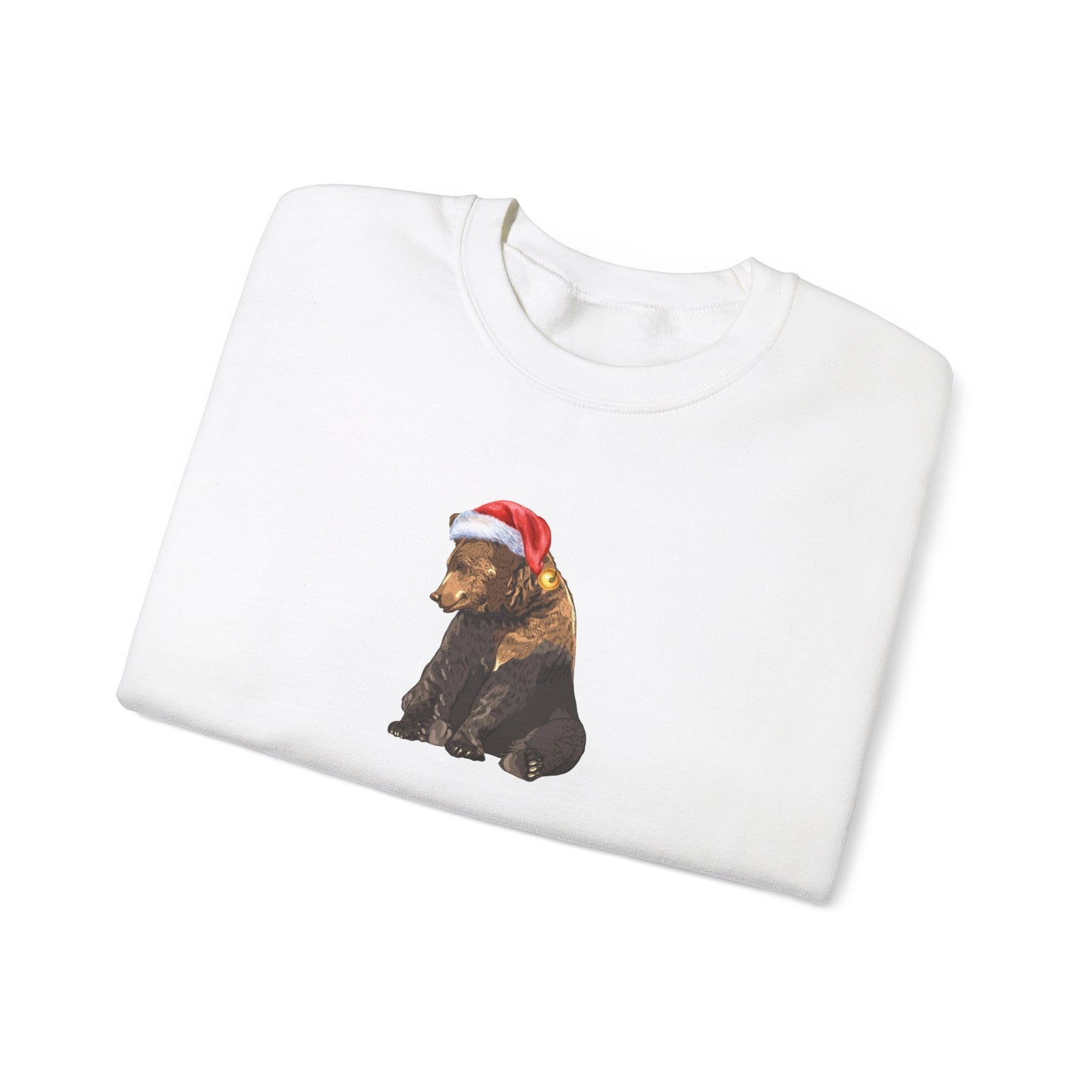 She Chose the Bear Santa Unisex Heavy Blend™ Crewneck Sweatshirt