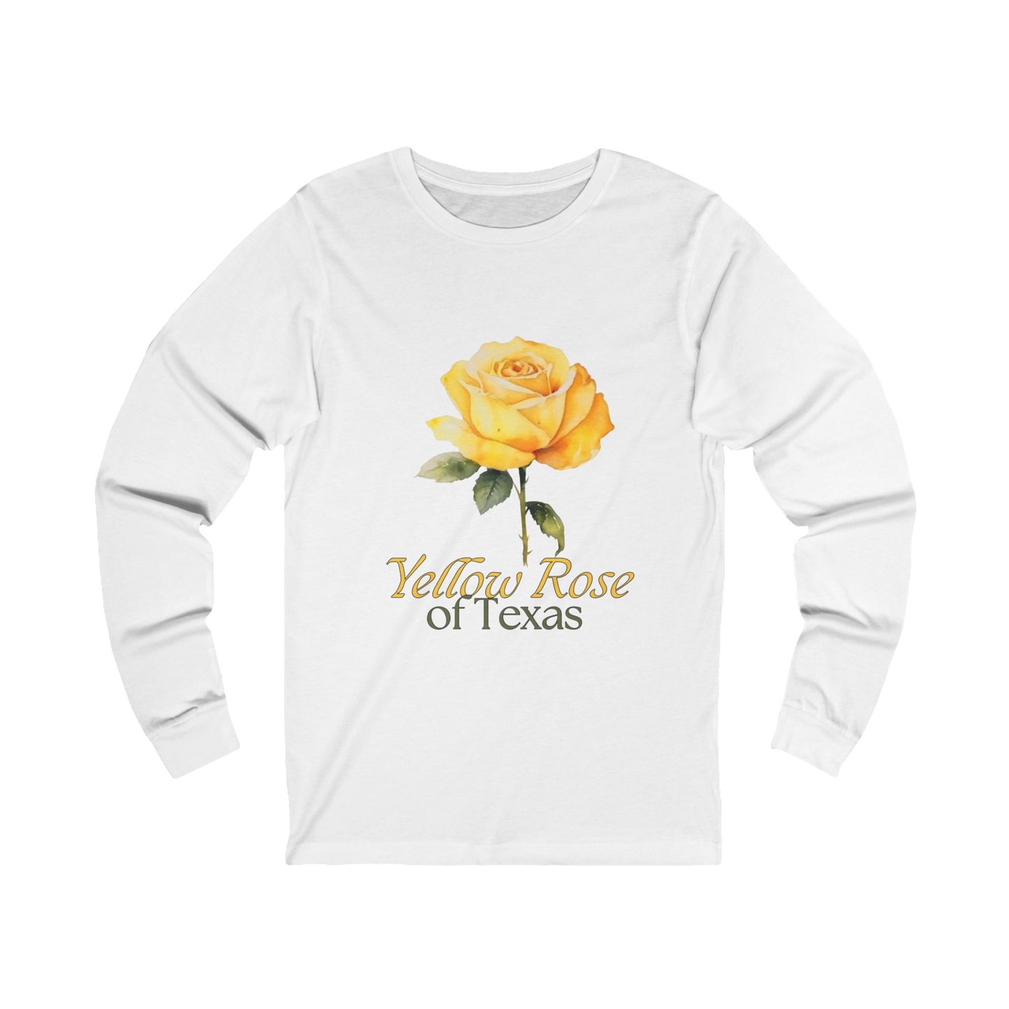 Yellow Rose of Texas Unisex Jersey Long Sleeve Tee