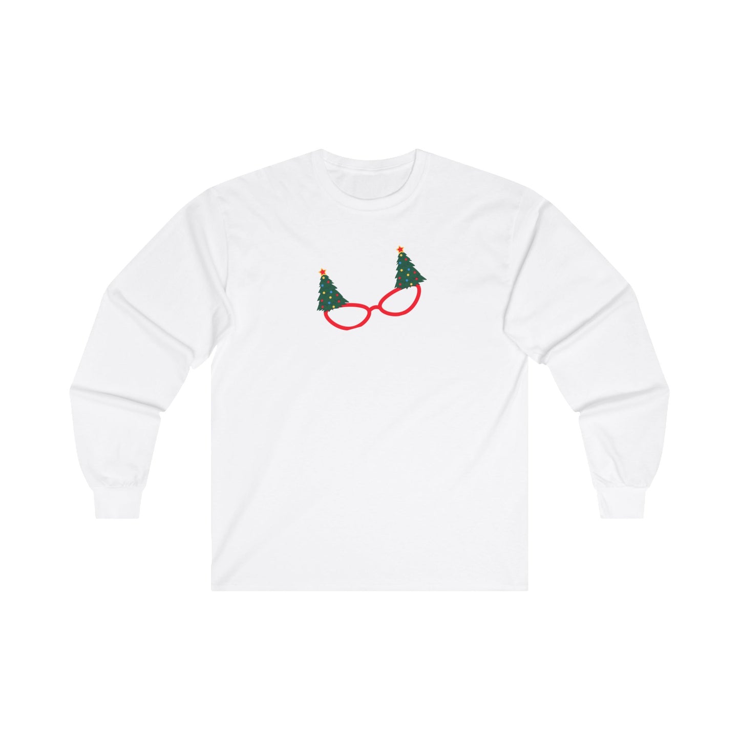 Cat Eye Christmas Unisex Ultra Cotton Long Sleeve Tee