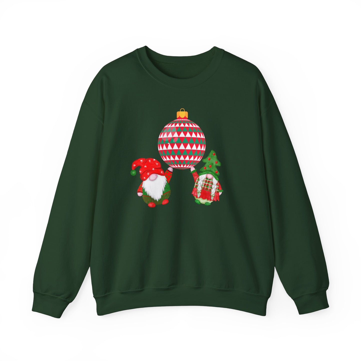 Christmas Gnome Disco Unisex Heavy Blend™ Crewneck Sweatshirt