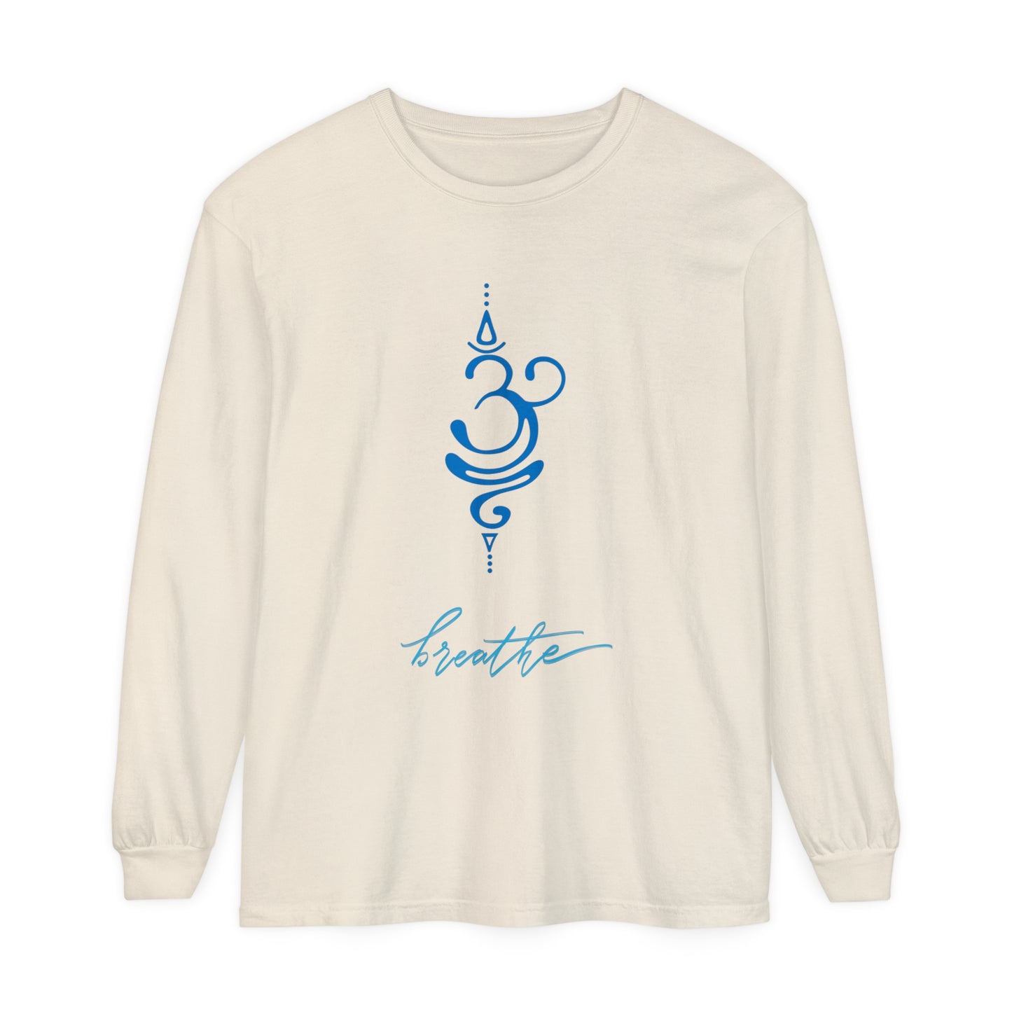 Breathe Unisex Garment-dyed Long Sleeve T-Shirt