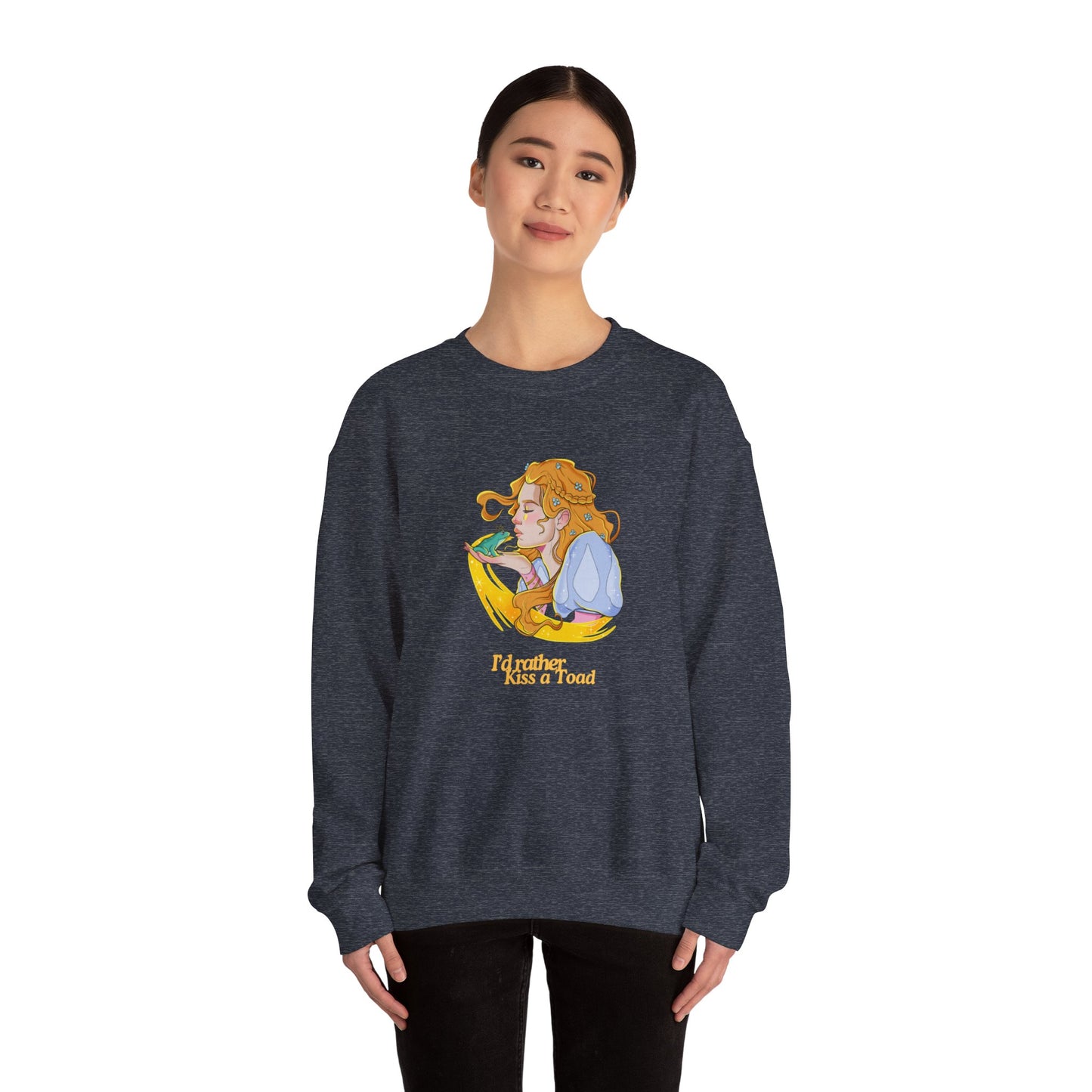 Kiss a Toad Unisex Heavy Blend™ Crewneck Sweatshirt