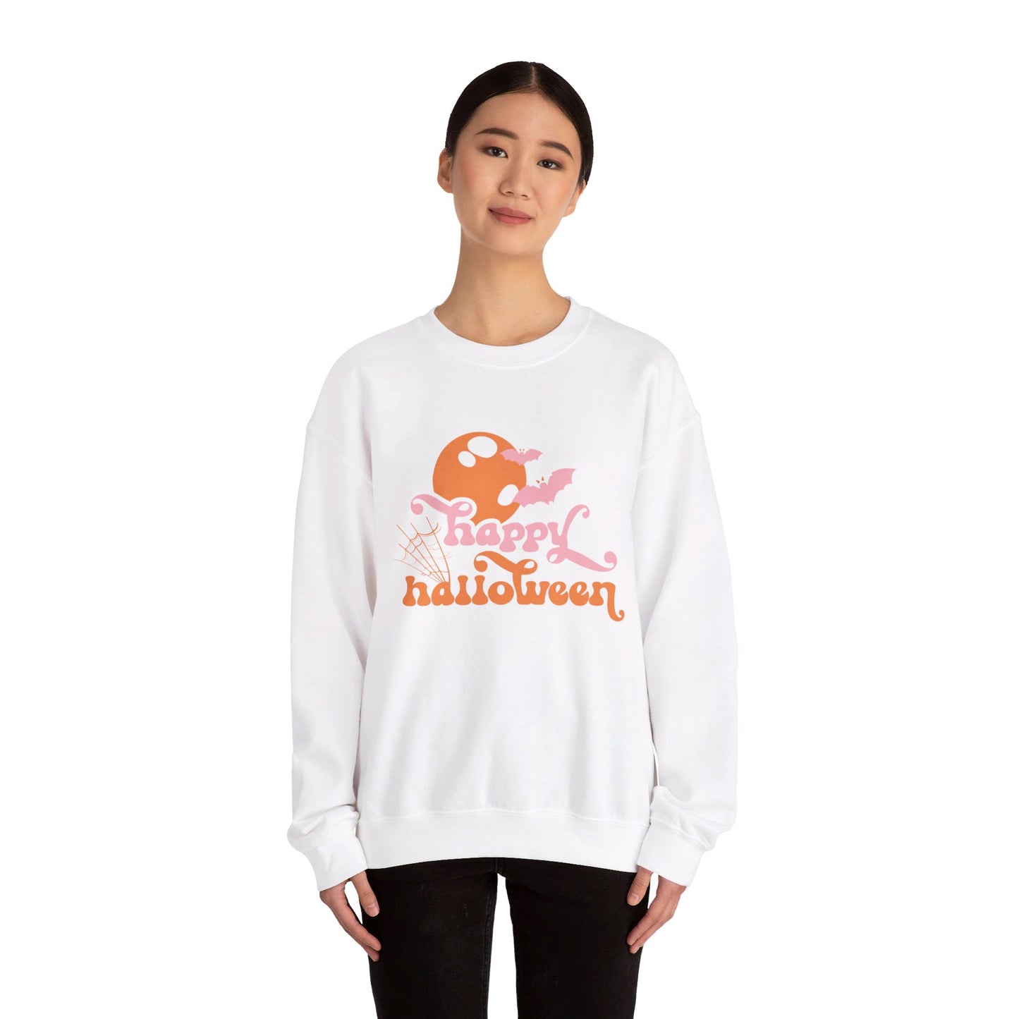 Retro Halloween Unisex Heavy Blend™ Crewneck Sweatshirt