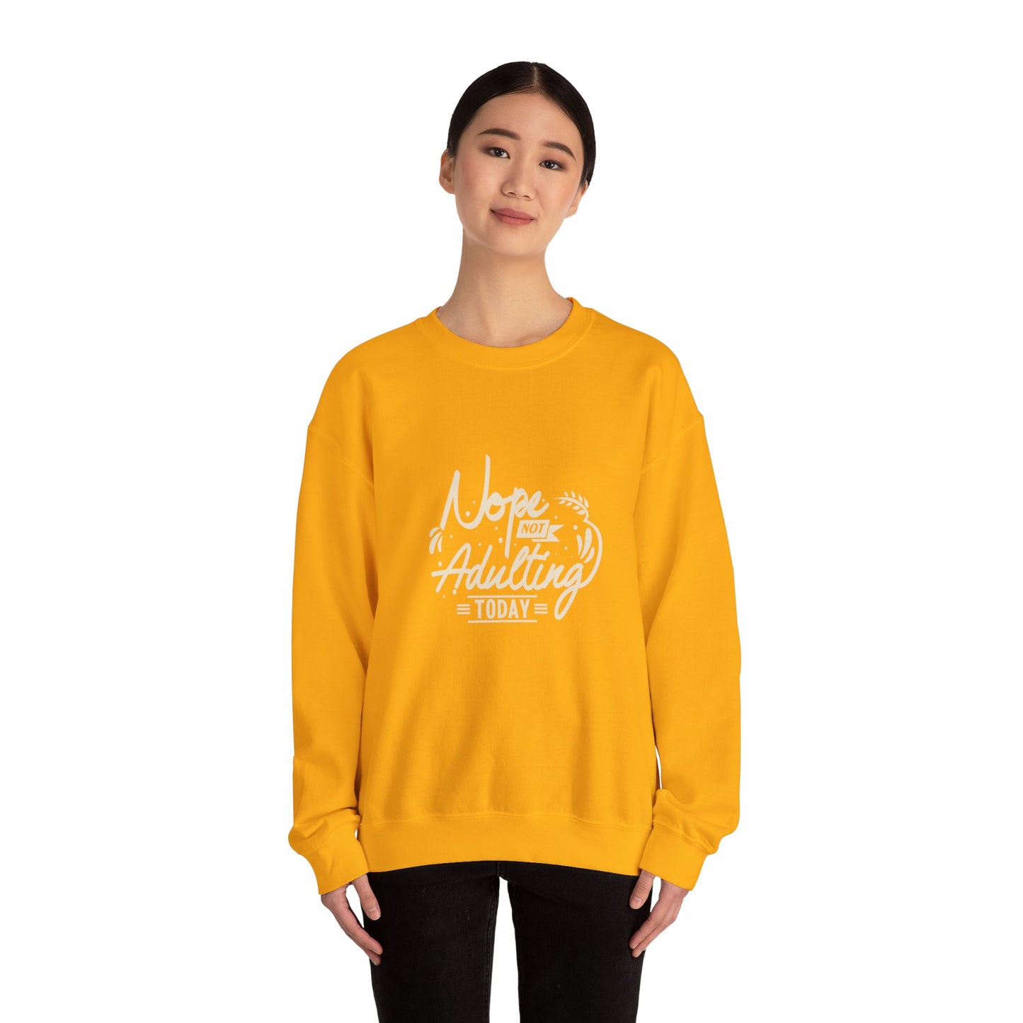 Not Adulting Unisex Heavy Blend™ Crewneck Sweatshirt