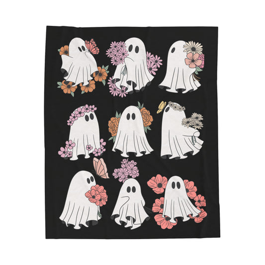 Boo-tiful Velveteen Plush Blanket