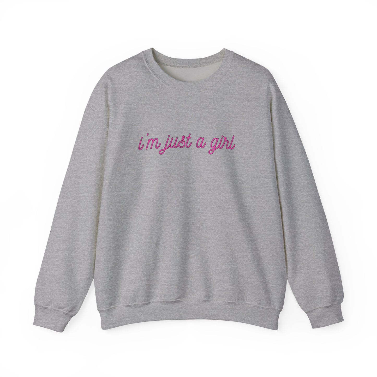 Just a Girl Unisex Heavy Blend™ Crewneck Sweatshirt