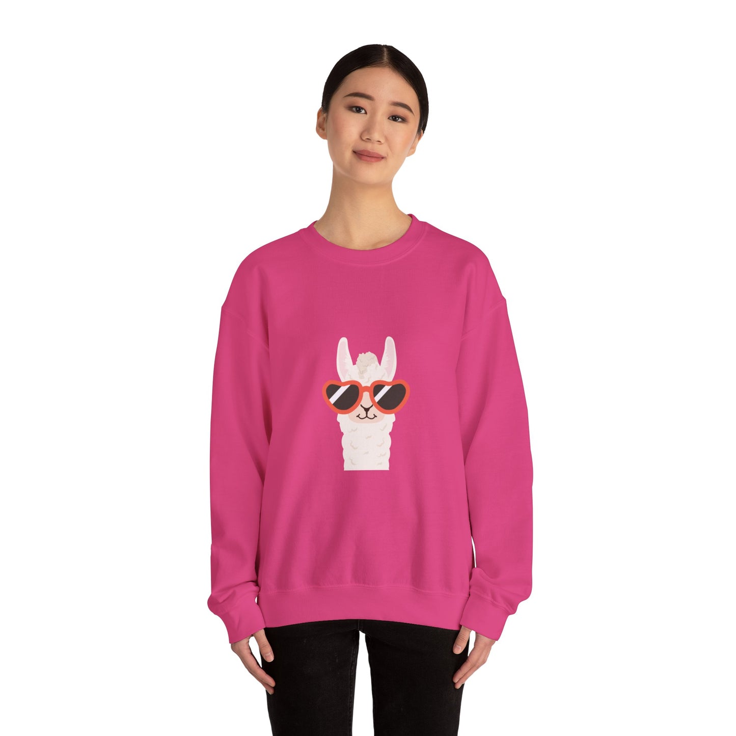 Llama Unisex Heavy Blend™ Crewneck Sweatshirt