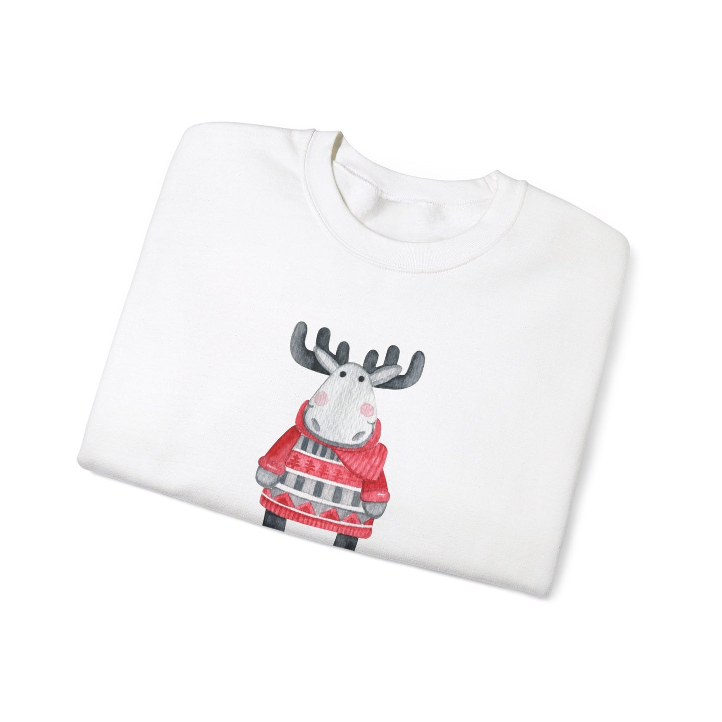 Moose U Sweater Unisex Heavy Blend™ Crewneck Sweatshirt