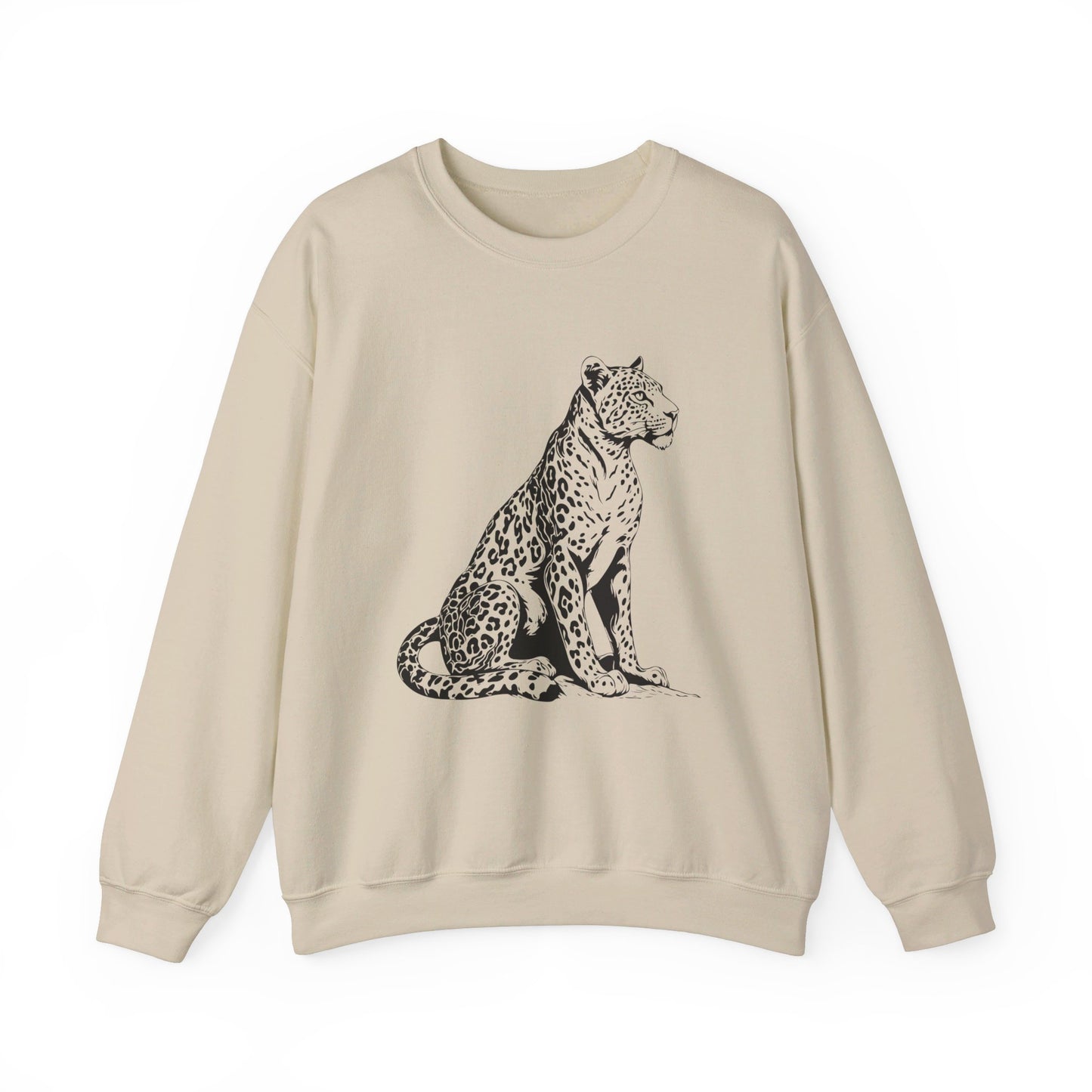 BW Leopard Unisex Heavy Blend™ Crewneck Sweatshirt