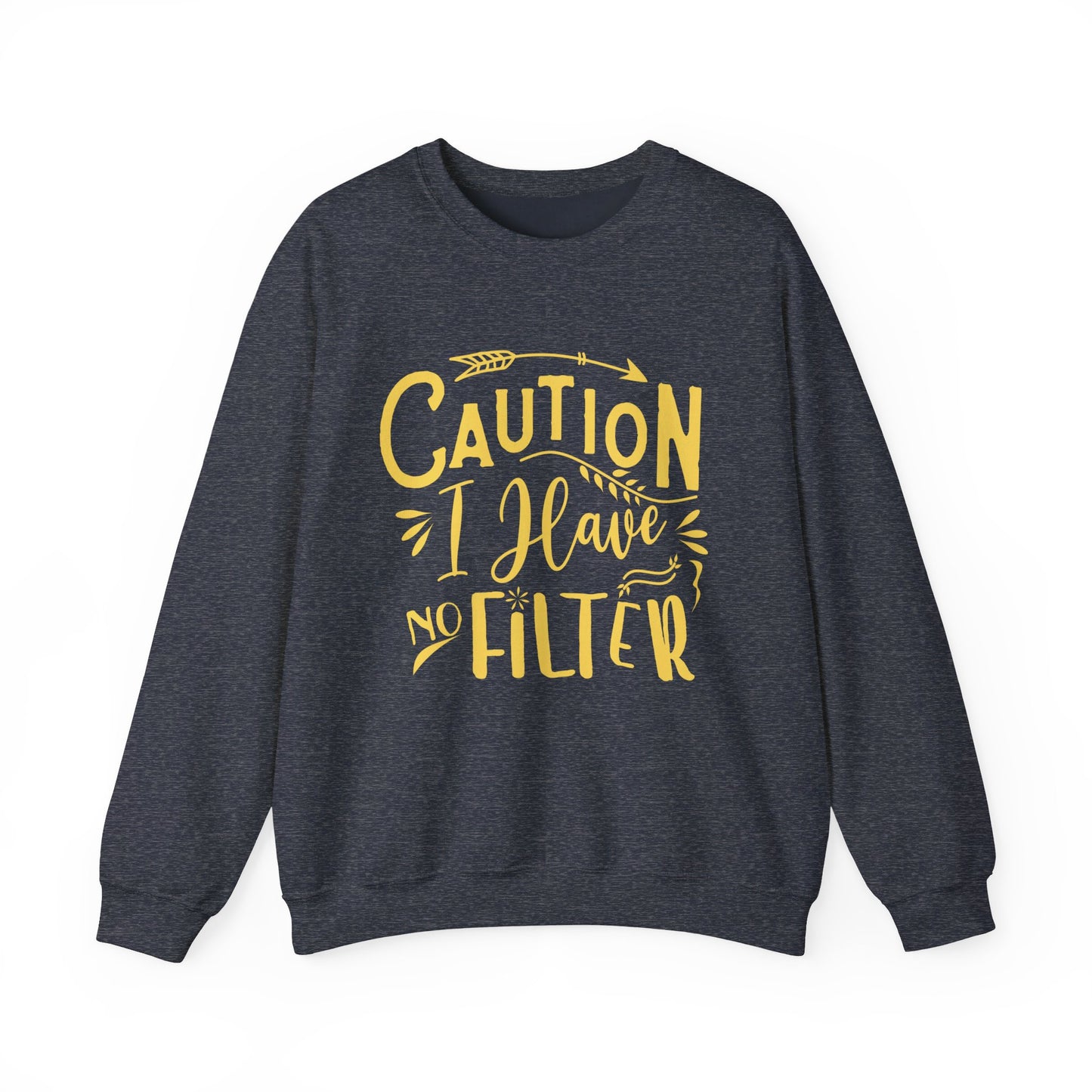 No Filter! Unisex Heavy Blend™ Crewneck Sweatshirt