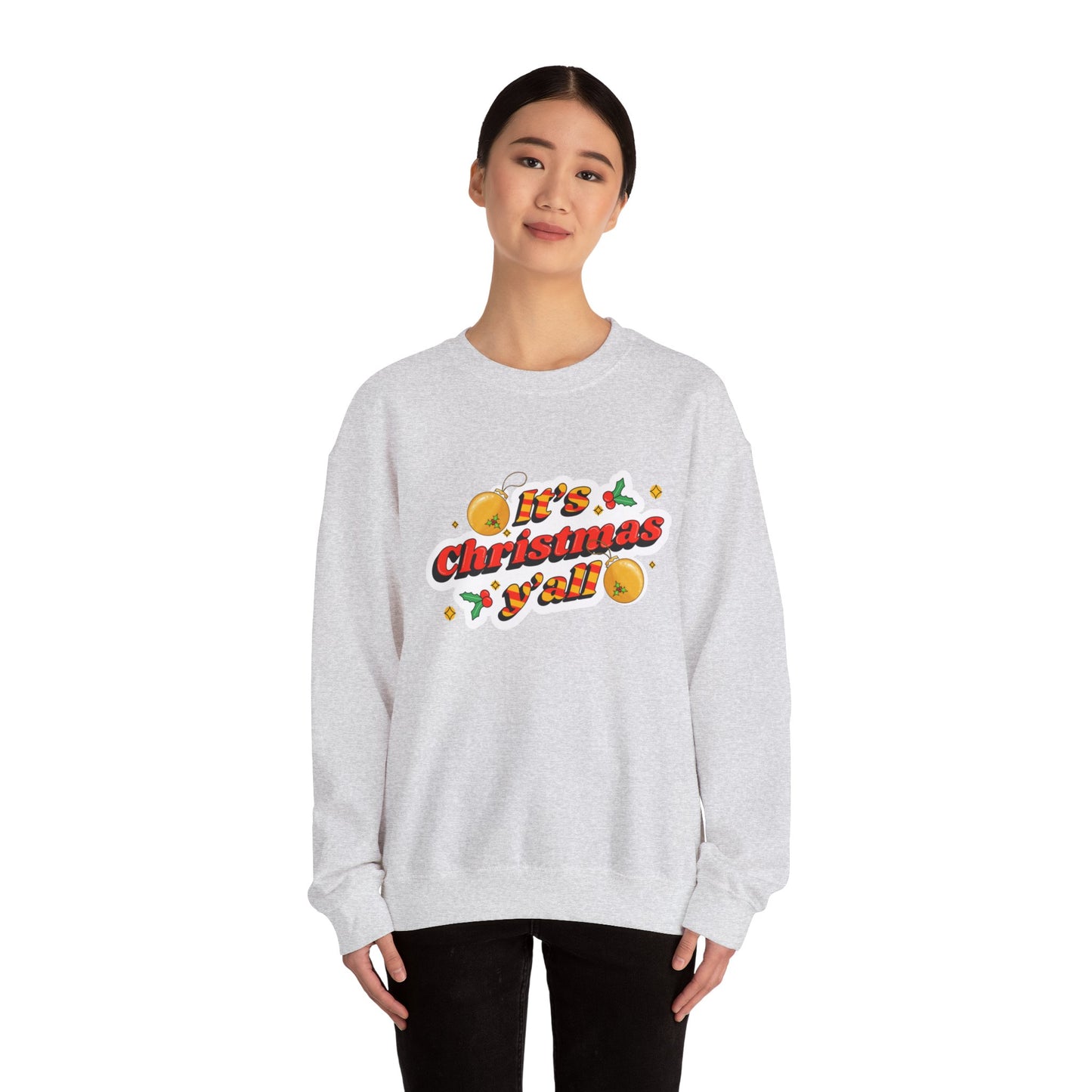 Christmas Ya’ll Unisex Heavy Blend™ Crewneck Sweatshirt