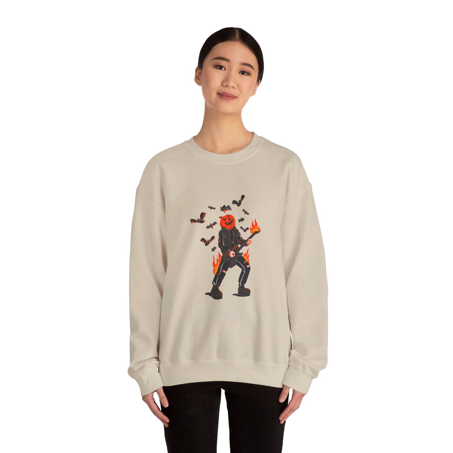 Flaming J Unisex Heavy Blend™ Crewneck Sweatshirt