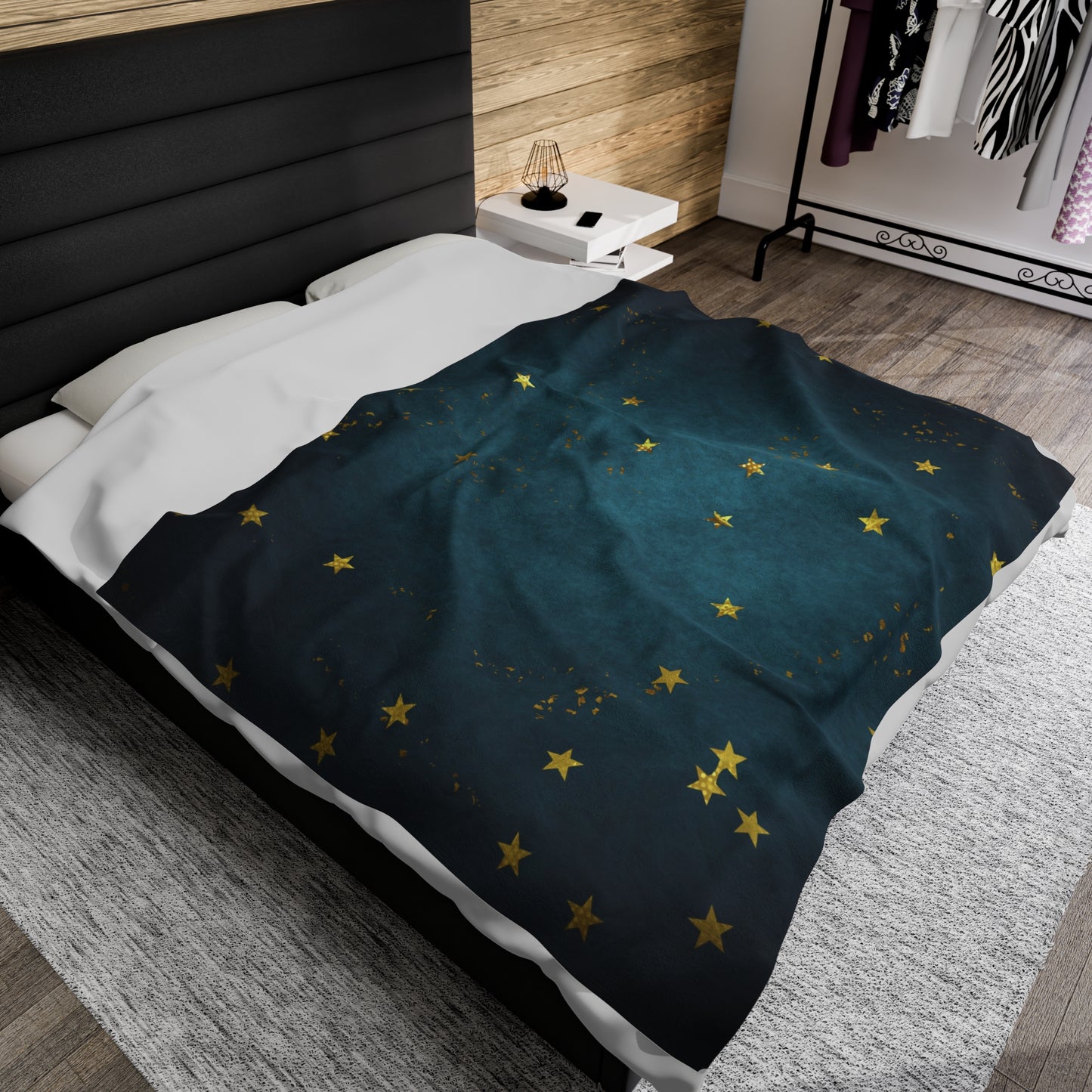 Stars Velveteen Plush Blanket