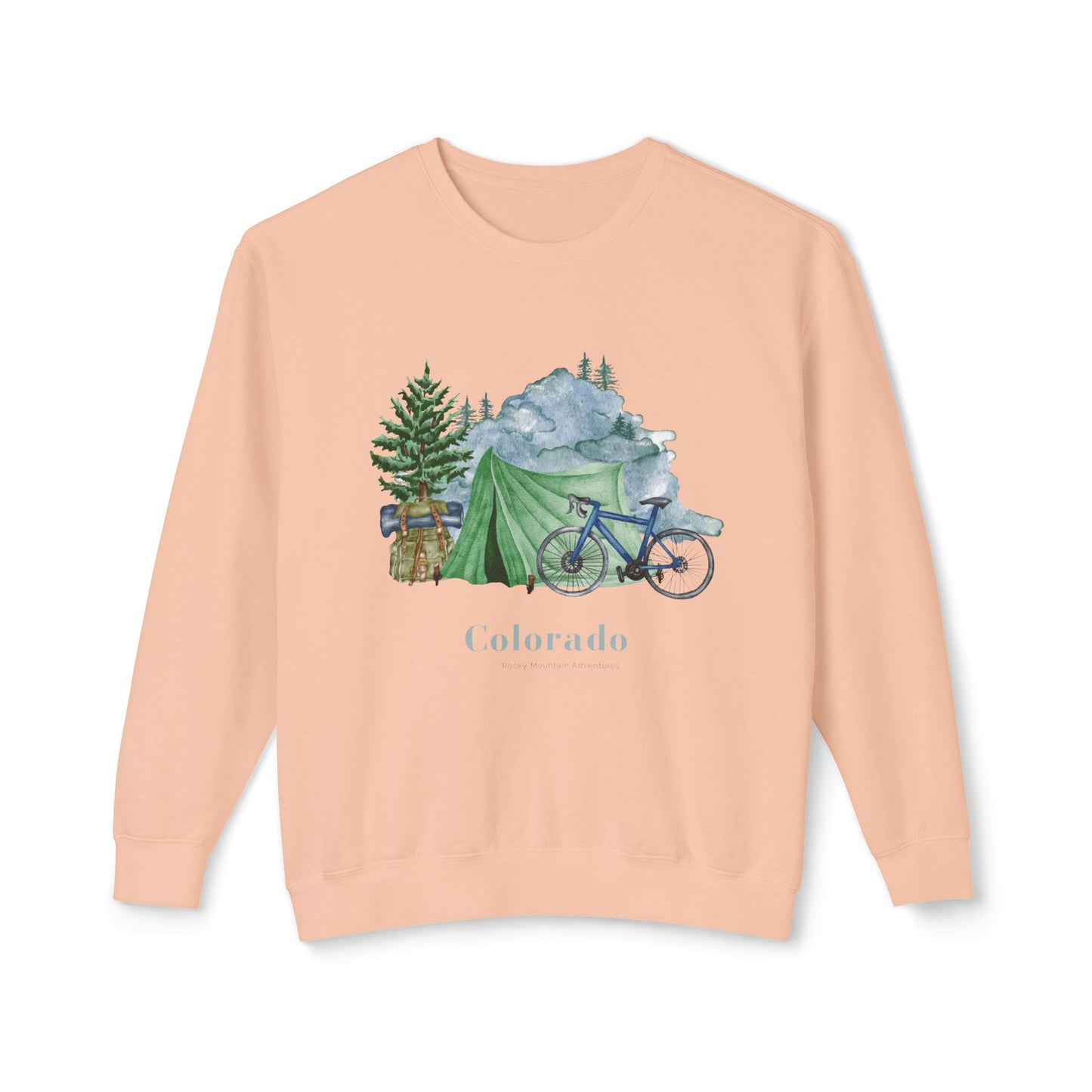 Colorado Camp Unisex Lightweight Crewneck Sweatshirt