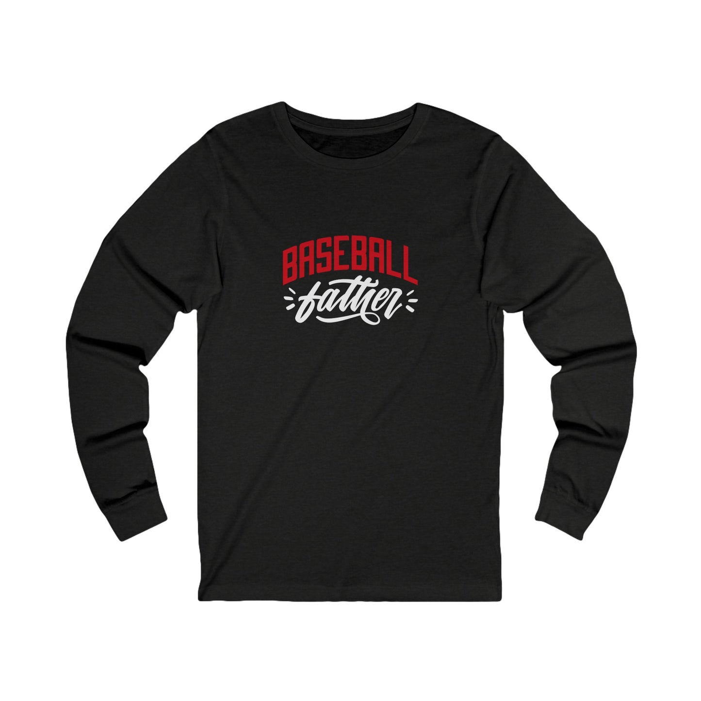 Baseball Father Unisex Jersey Long Sleeve Tee