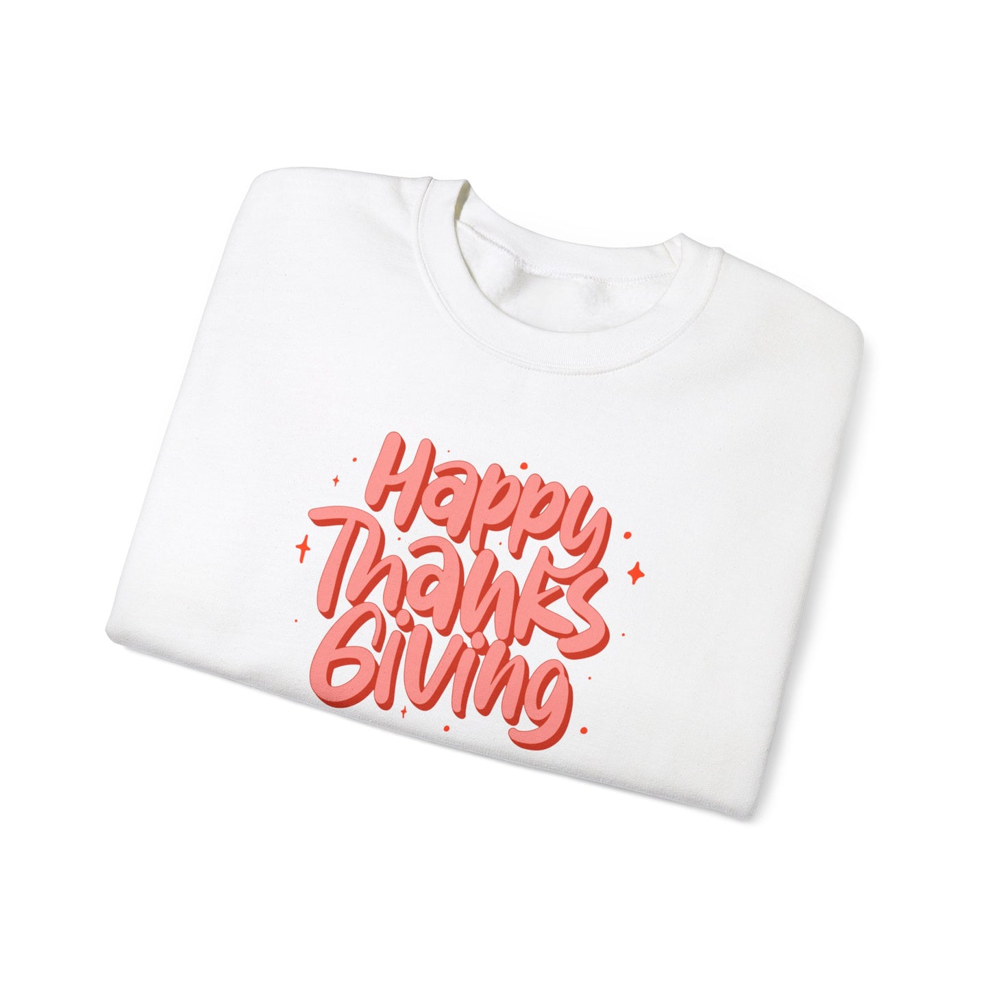 Happy Thanks Unisex Heavy Blend™ Crewneck Sweatshirt