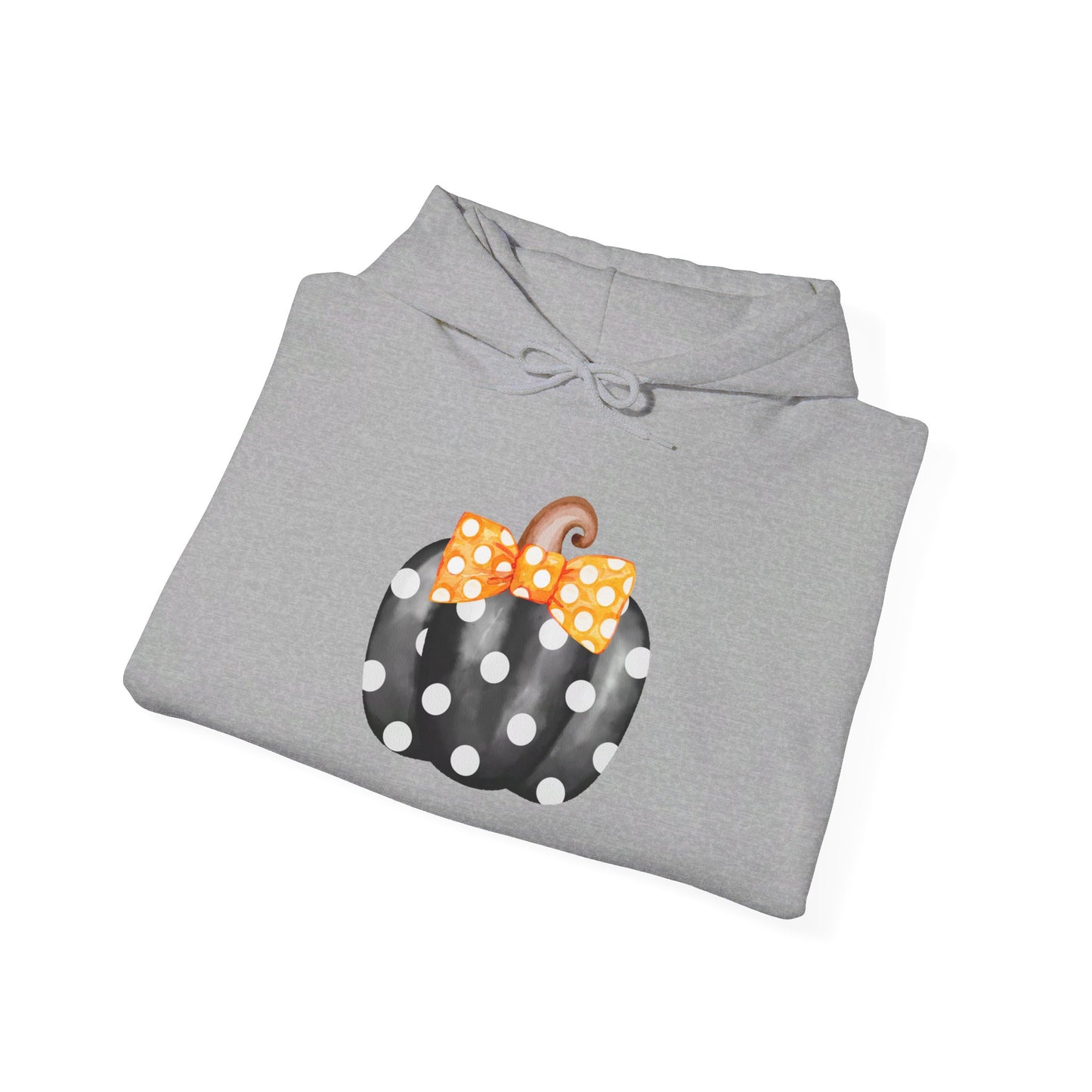 Polka Dot Pumpkin Unisex Heavy Blend™ Hooded Sweatshirt