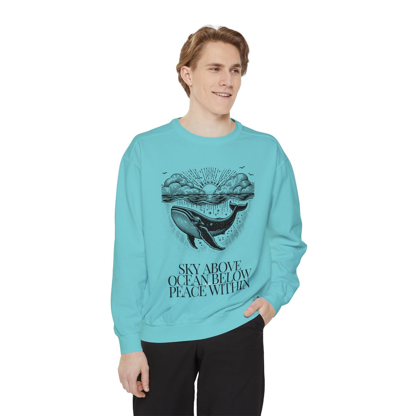 Sky Above Unisex Garment-Dyed Sweatshirt