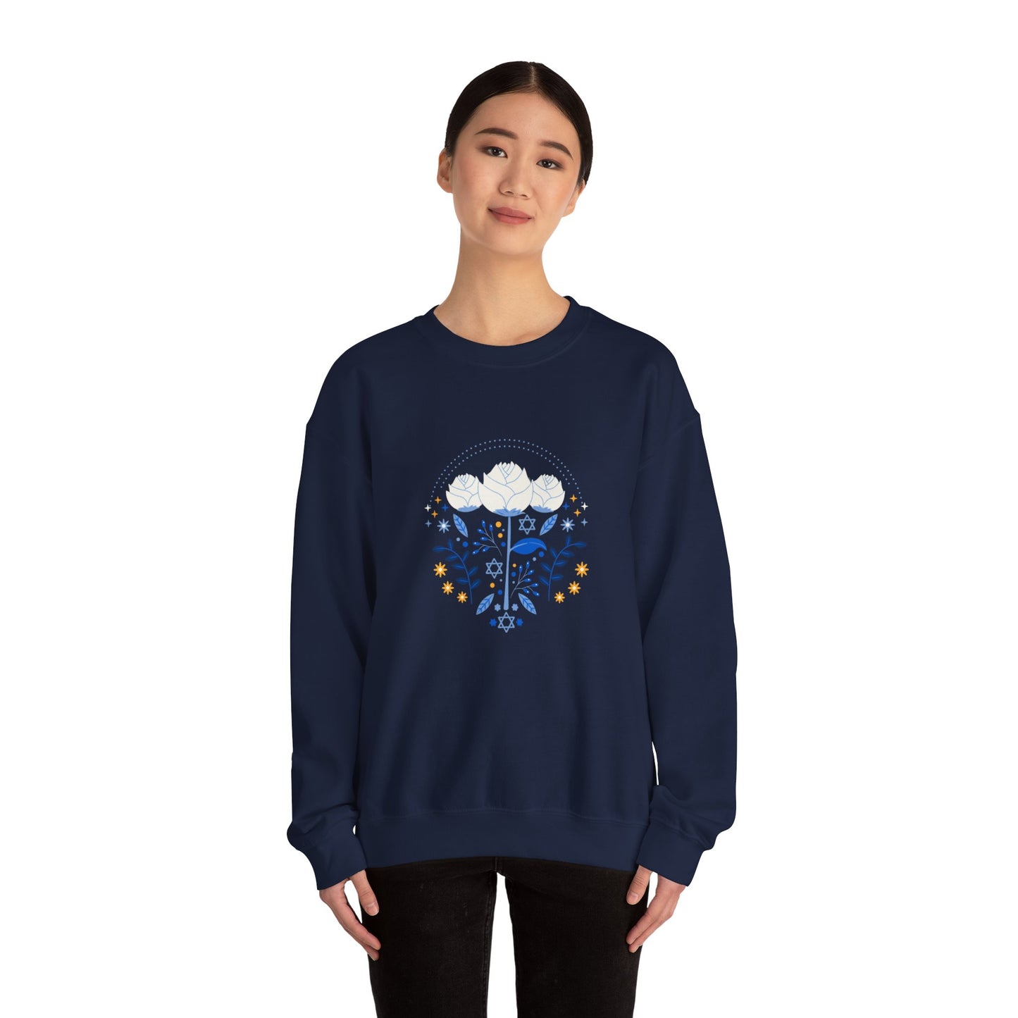 Holiday Blues Unisex Heavy Blend™ Crewneck Sweatshirt