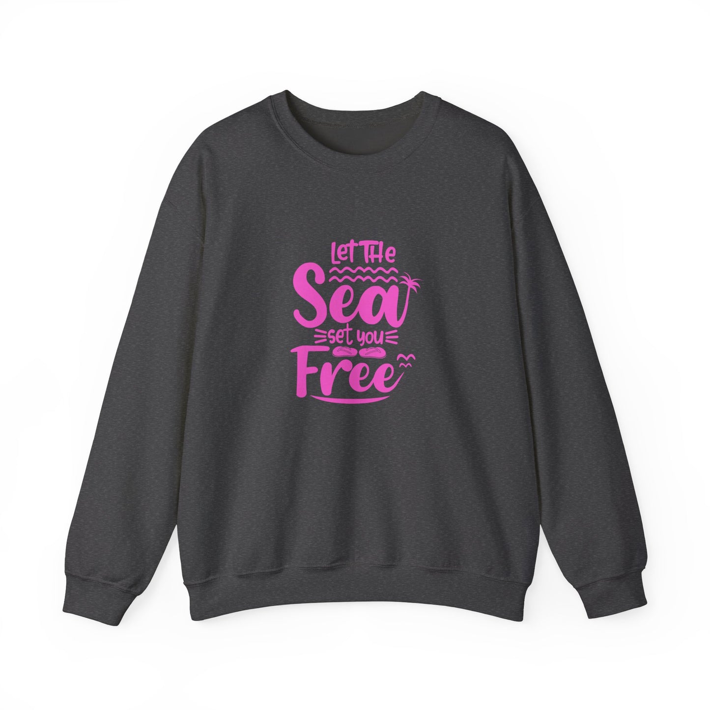 Let the Sea Set You Free Unisex Heavy Blend™ Crewneck Sweatshirt