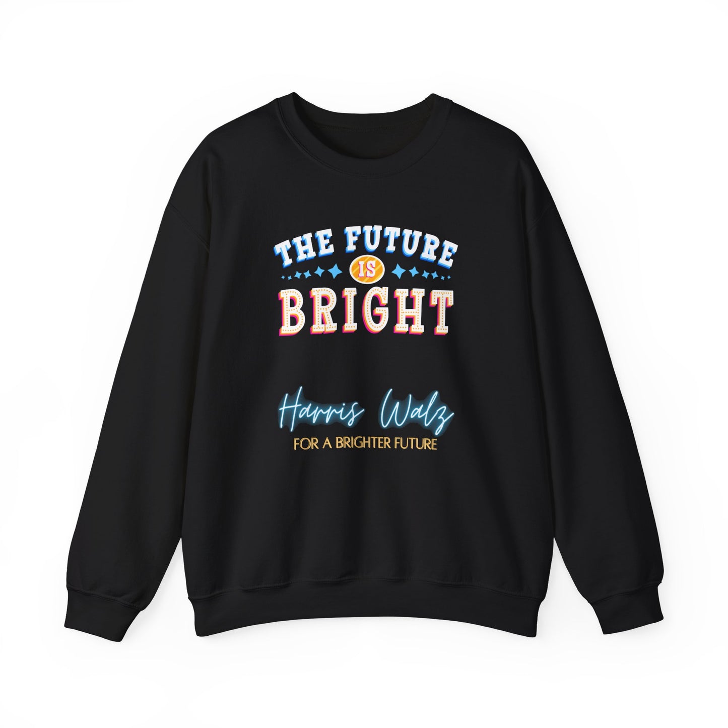 Harris Walz Bright Future II Unisex Heavy Blend™ Crewneck Sweatshirt