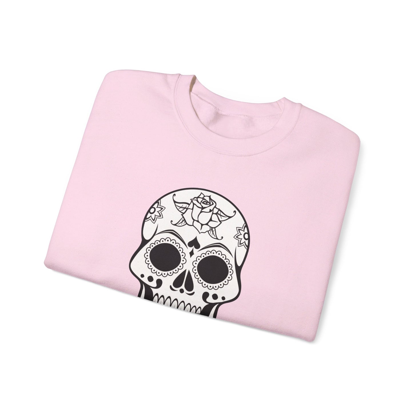 BW Skull Unisex Heavy Blend™ Crewneck Sweatshirt