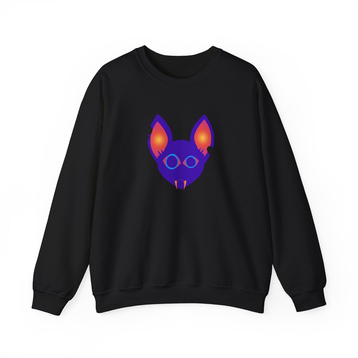 Purple Kitty Unisex Heavy Blend™ Crewneck Sweatshirt