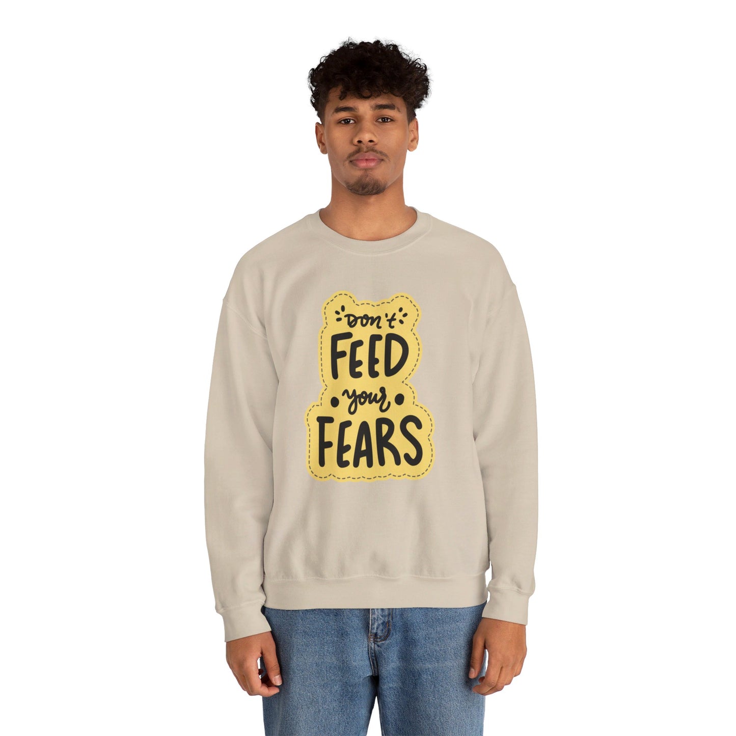 Don’t Feed Fears Unisex Heavy Blend™ Crewneck Sweatshirt