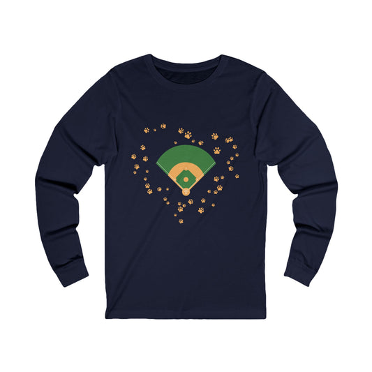 Paws Bases II Unisex Jersey Long Sleeve Tee