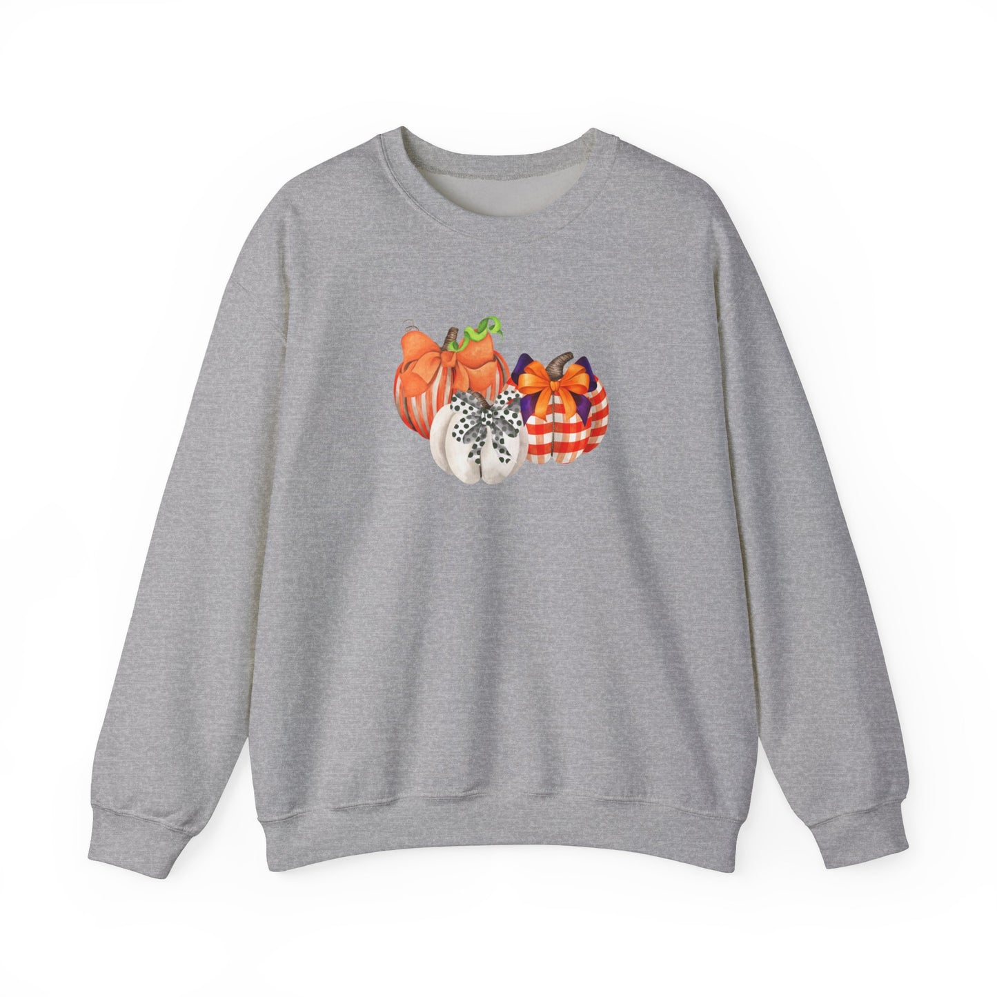 Painted Pumpkins Fall Halloween Thanksgiving Unisex Heavy Blend™ Crewneck Sweatshirt