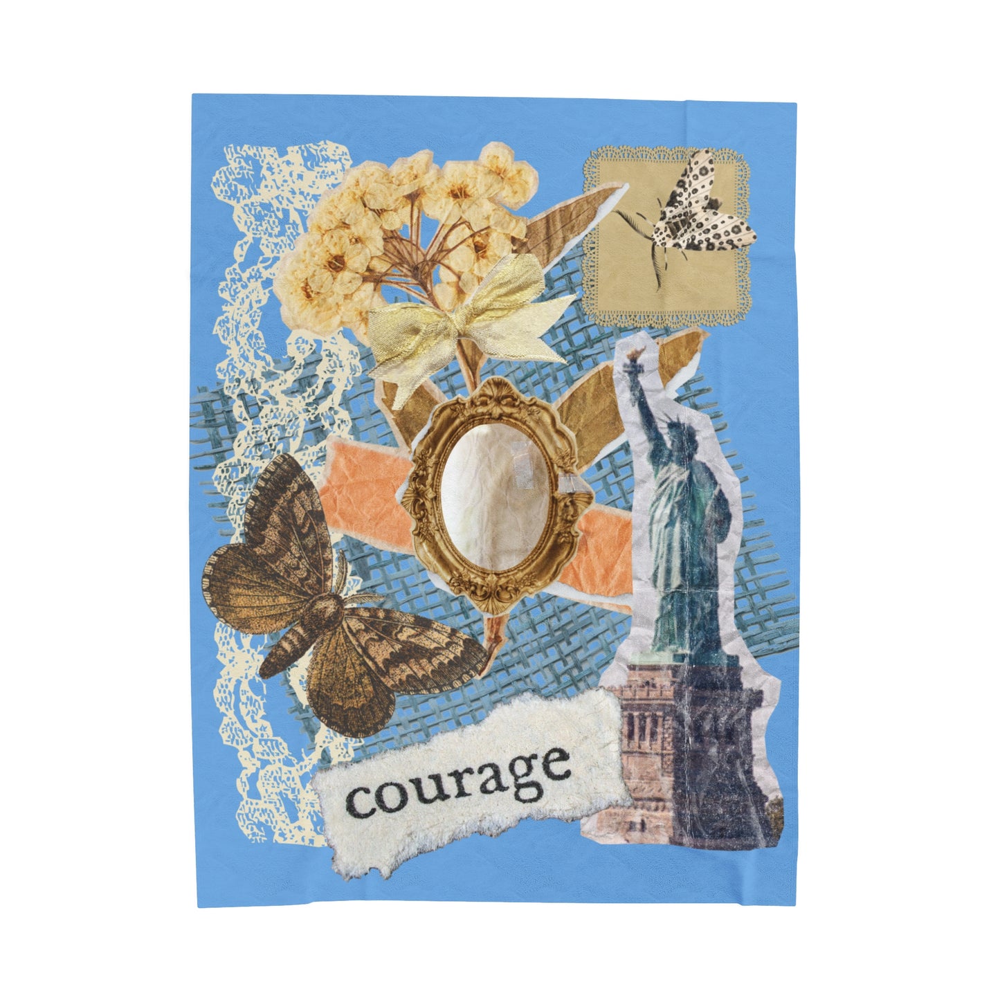 Courage Velveteen Plush Blanket