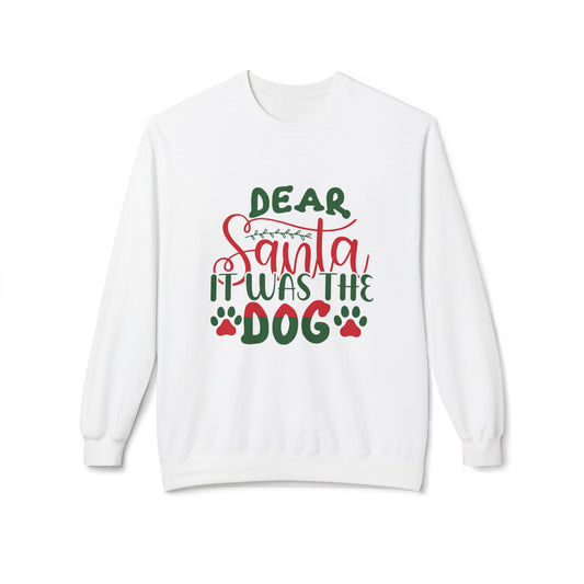 Dear Santa Unisex Midweight Softstyle Fleece Crewneck Sweatshirt