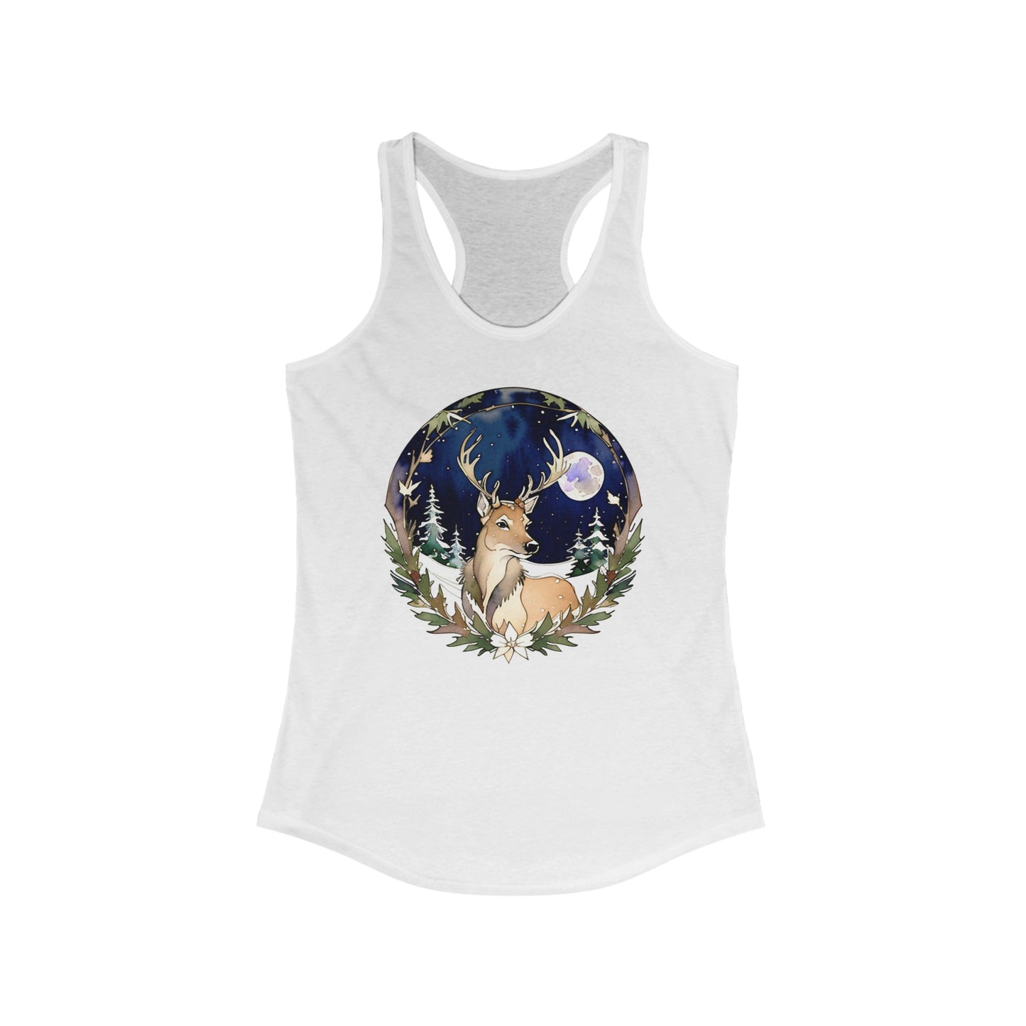 Buck Moon Women's Ideal Racerback Tank