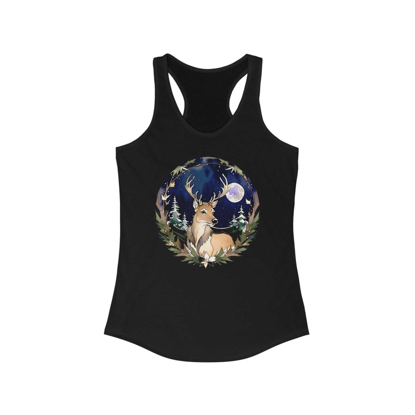 Buck Moon Women's Ideal Racerback Tank