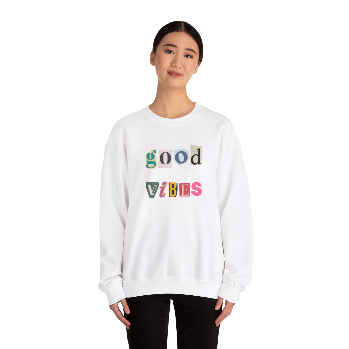 Good Vibes Unisex Heavy Blend™ Crewneck Sweatshirt