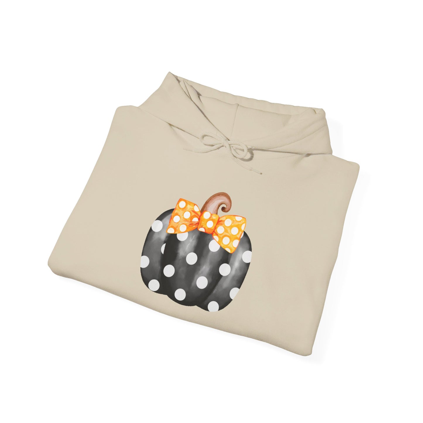 Polka Dot Pumpkin Unisex Heavy Blend™ Hooded Sweatshirt