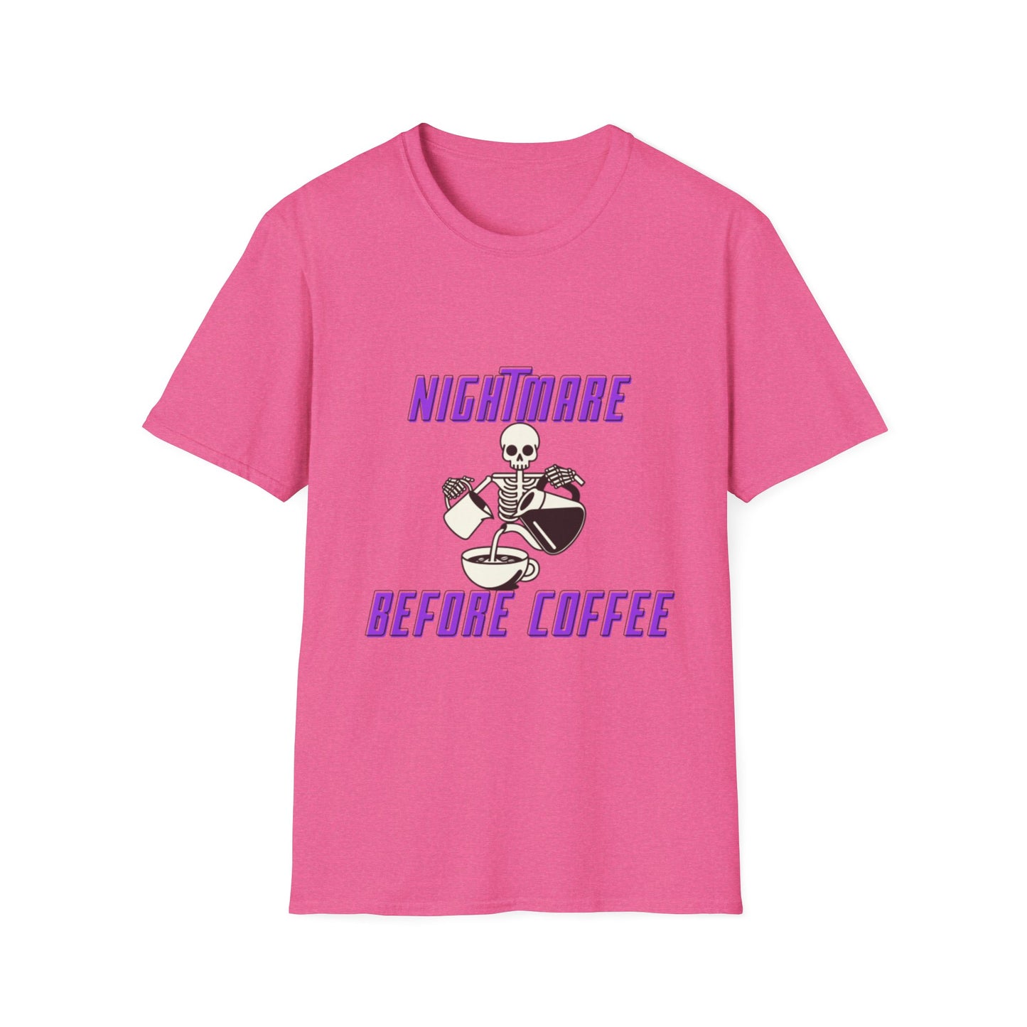 Nightmare Before Coffee Unisex Softstyle T-Shirt