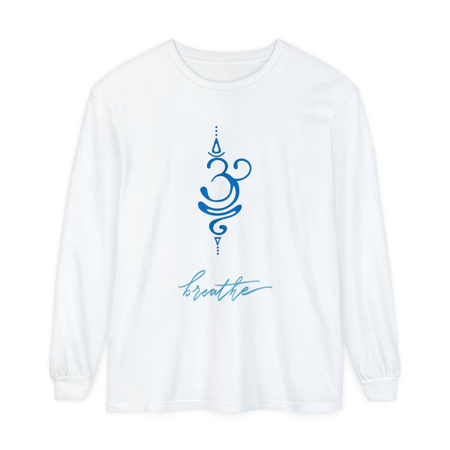 Breathe Unisex Garment-dyed Long Sleeve T-Shirt