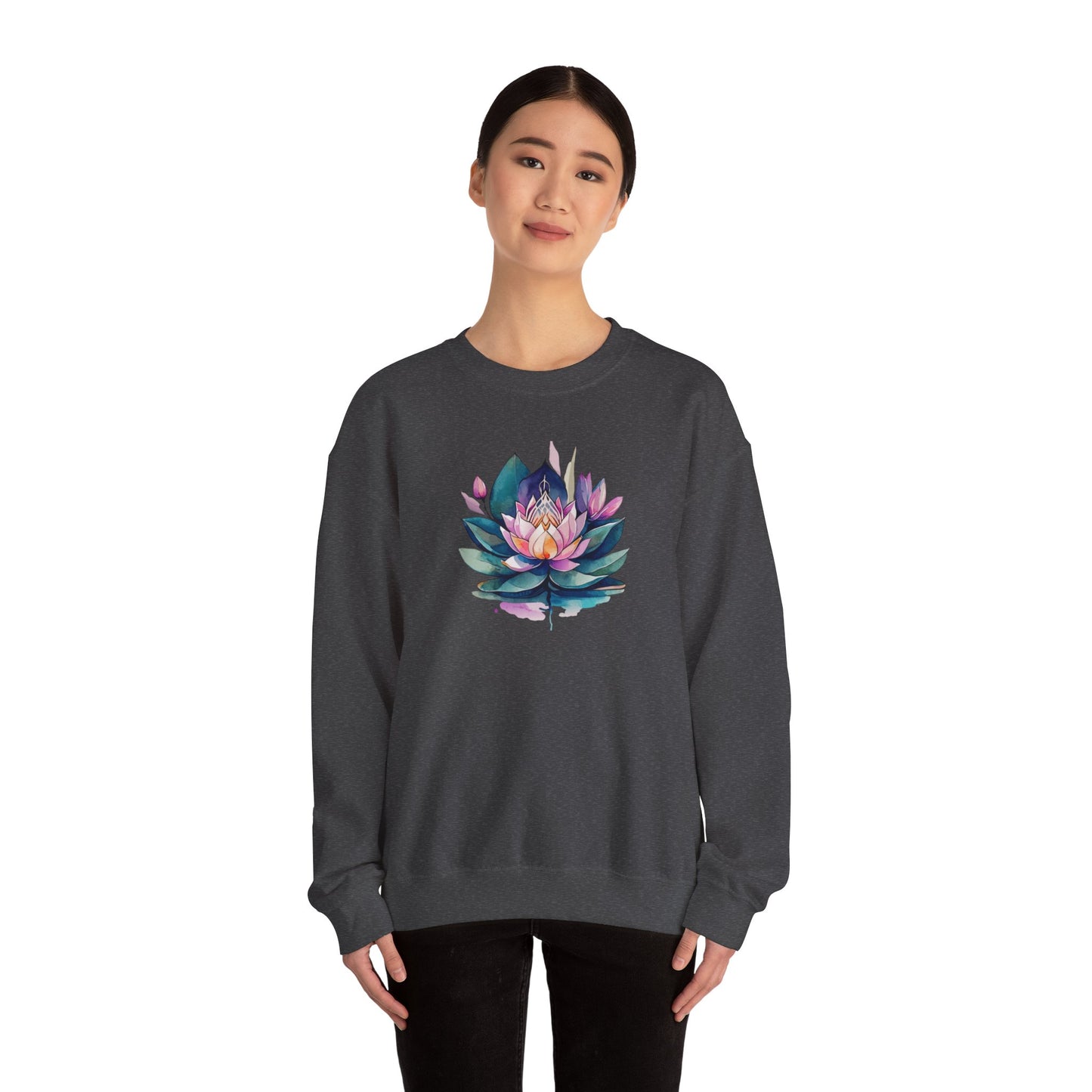 Lotus Unisex Heavy Blend™ Crewneck Sweatshirt